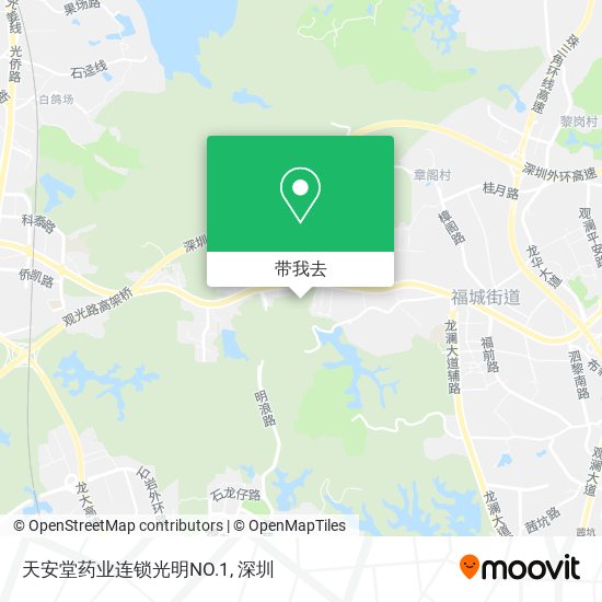 天安堂药业连锁光明NO.1地图