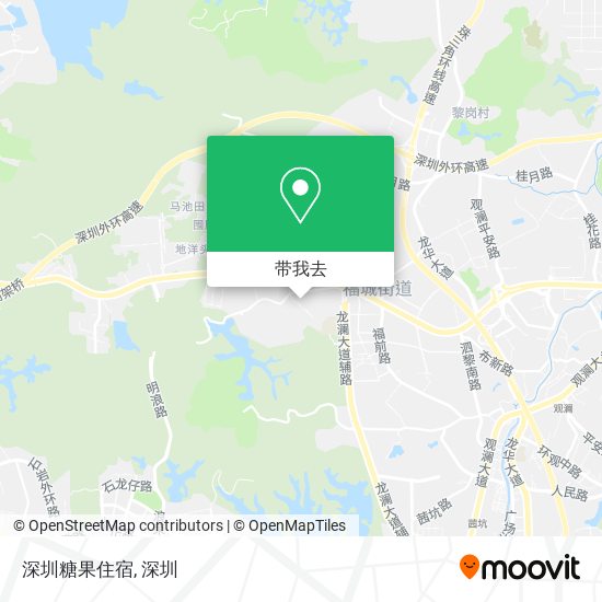 深圳糖果住宿地图