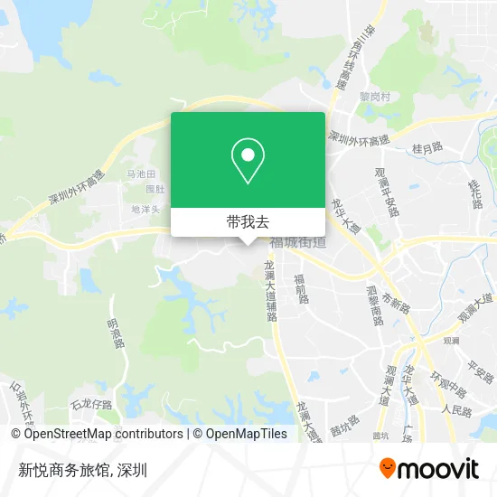 新悦商务旅馆地图