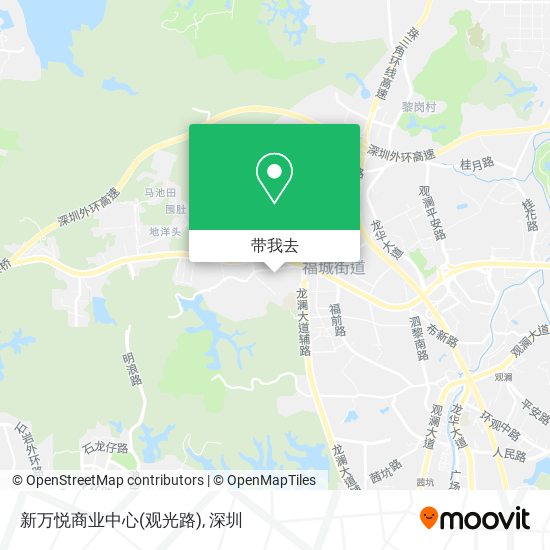 新万悦商业中心(观光路)地图