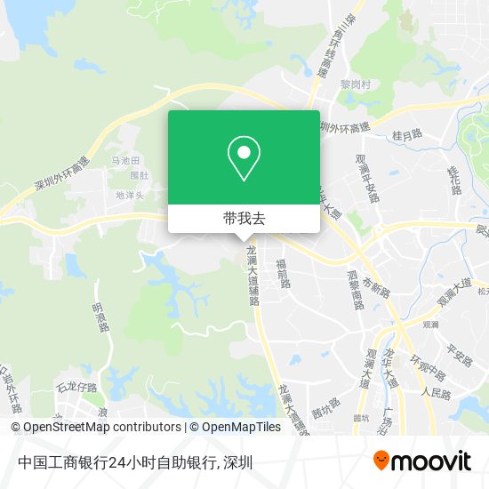 中国工商银行24小时自助银行地图