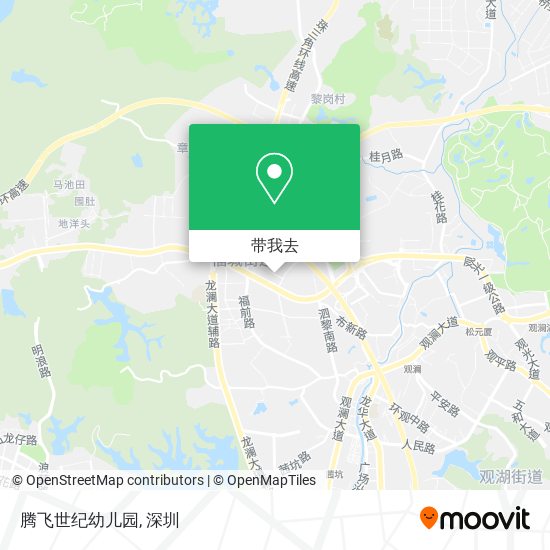 腾飞世纪幼儿园地图