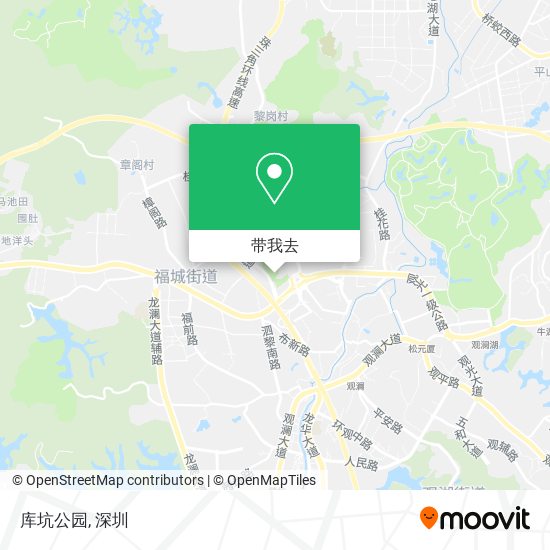 库坑公园地图