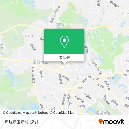 库坑新围新村地图