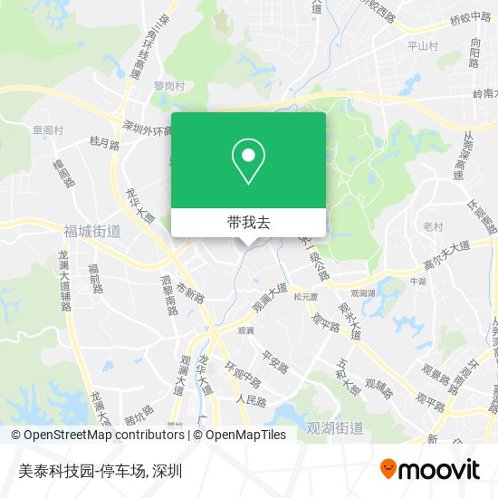 美泰科技园-停车场地图