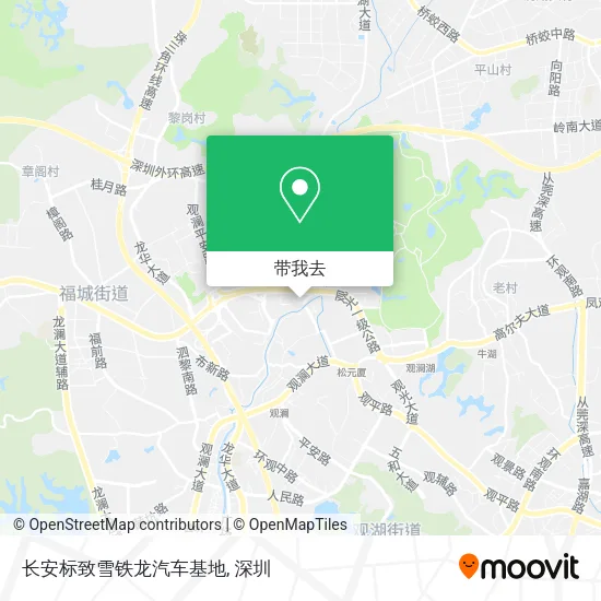 长安标致雪铁龙汽车基地地图