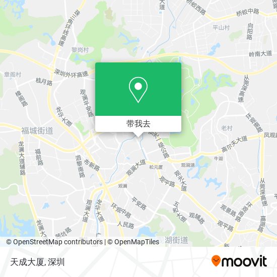 天成大厦地图