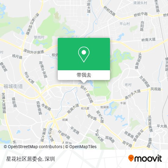 星花社区居委会地图