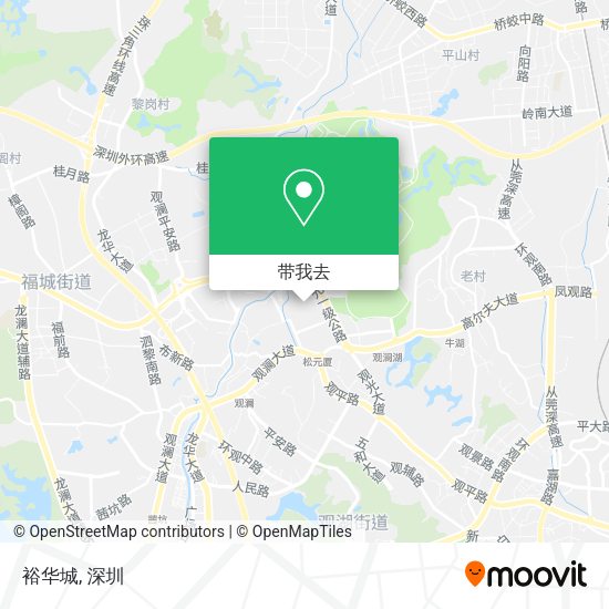 裕华城地图