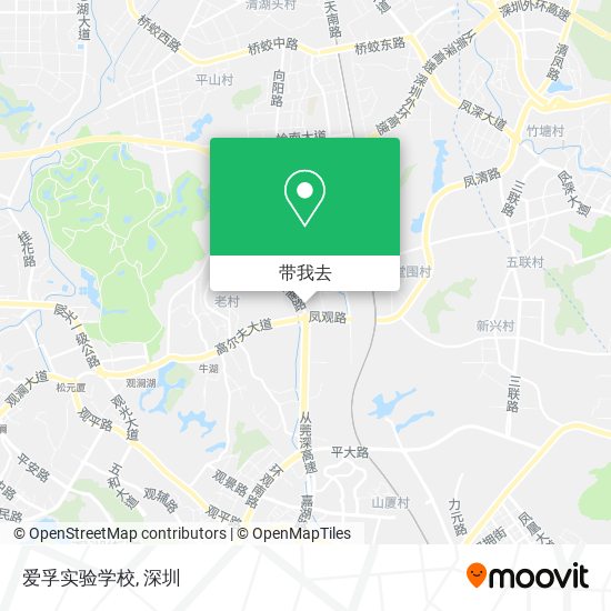 爱孚实验学校地图