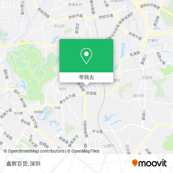 鑫辉百货地图