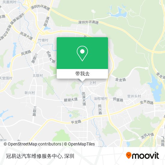 冠易达汽车维修服务中心地图
