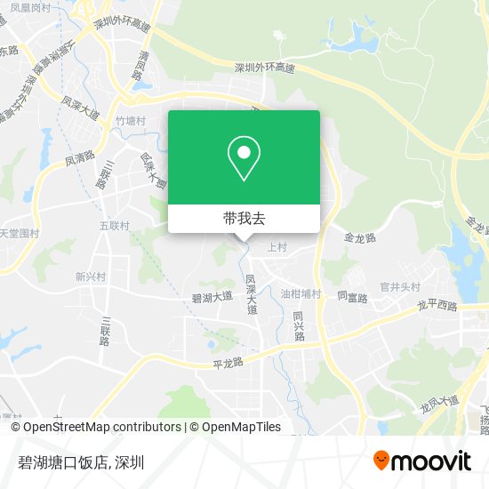 碧湖塘口饭店地图