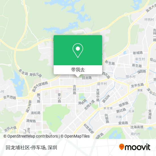 回龙埔社区-停车场地图