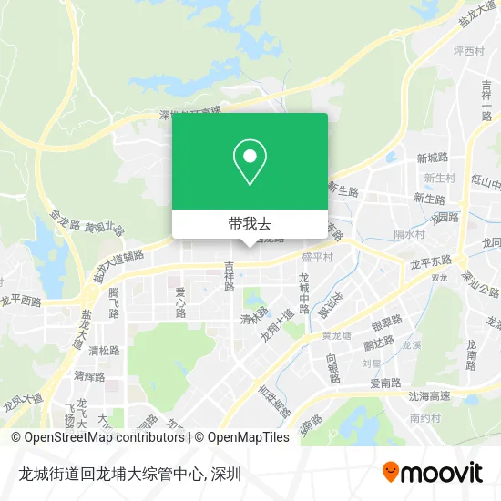 龙城街道回龙埔大综管中心地图