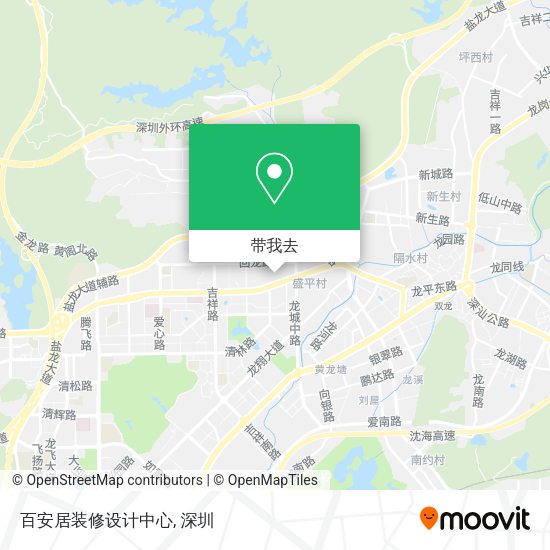 百安居装修设计中心地图
