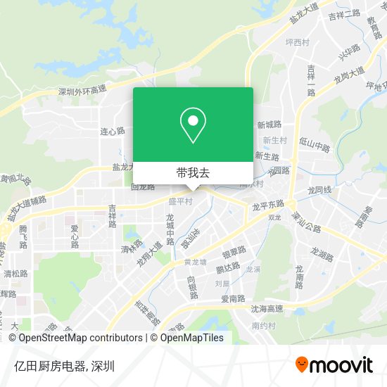 亿田厨房电器地图
