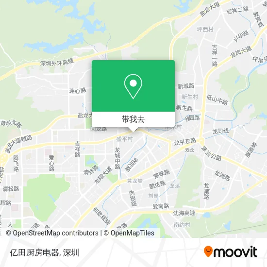 亿田厨房电器地图