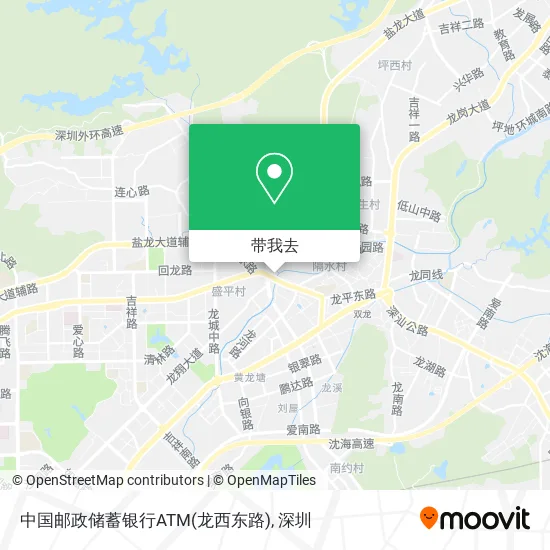 中国邮政储蓄银行ATM(龙西东路)地图