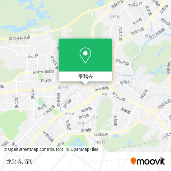 龙兴寺地图