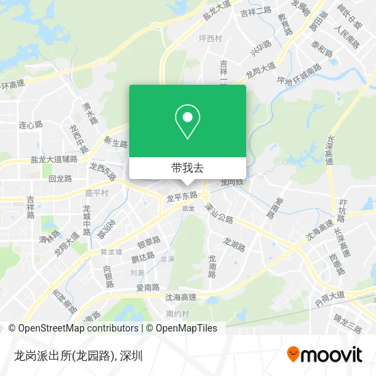 龙岗派出所(龙园路)地图