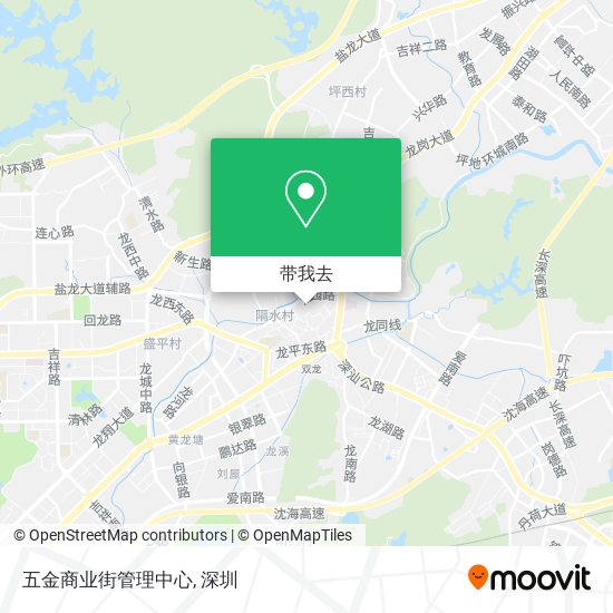 五金商业街管理中心地图
