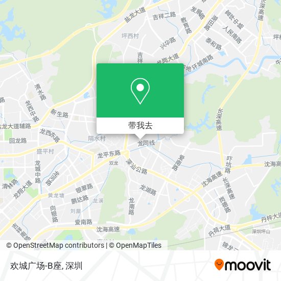 欢城广场-B座地图