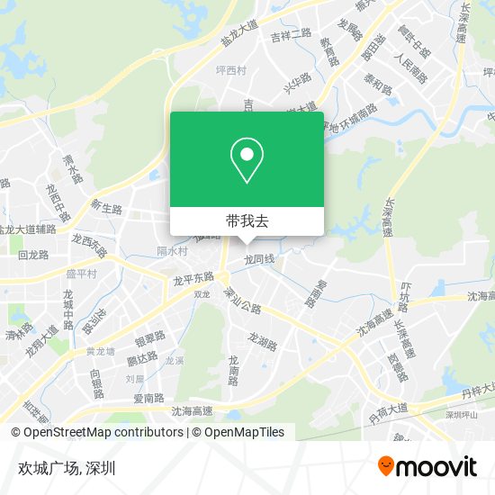 欢城广场地图