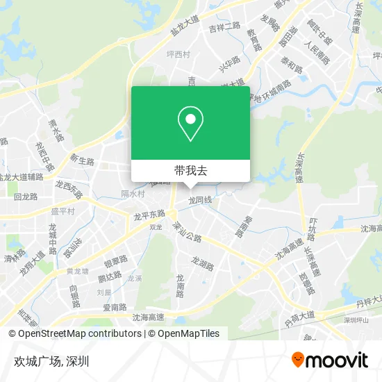 欢城广场地图