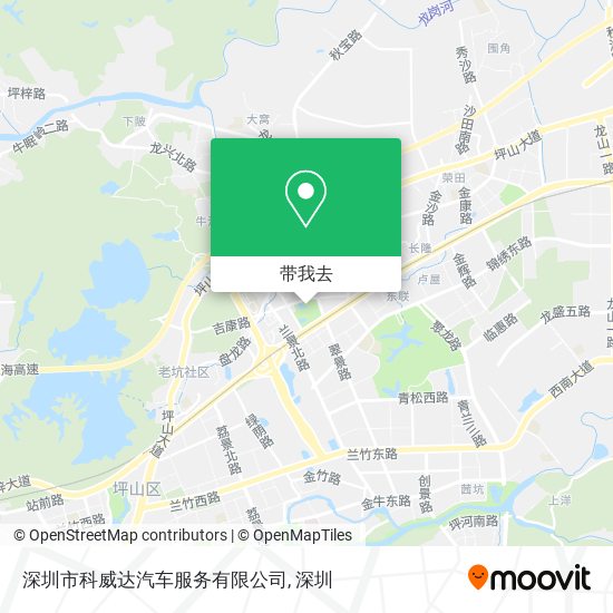 深圳市科威达汽车服务有限公司地图