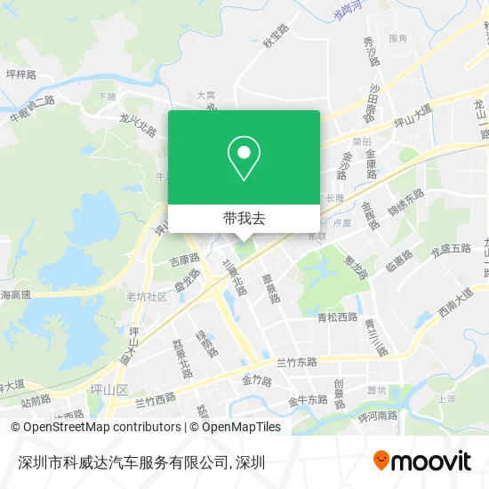 深圳市科威达汽车服务有限公司地图