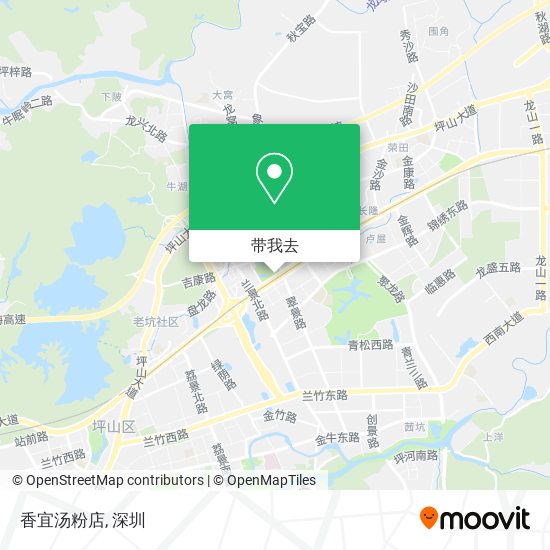 香宜汤粉店地图
