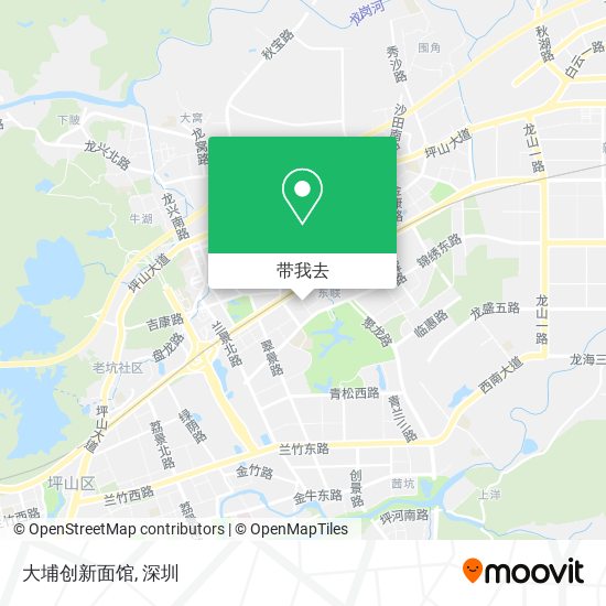 大埔创新面馆地图