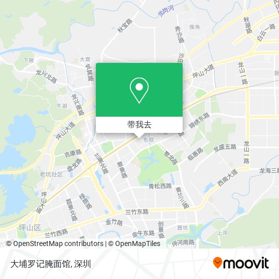大埔罗记腌面馆地图
