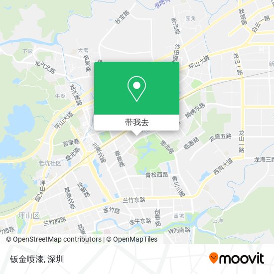 钣金喷漆地图