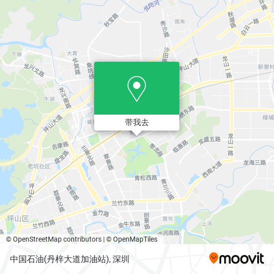 中国石油(丹梓大道加油站)地图