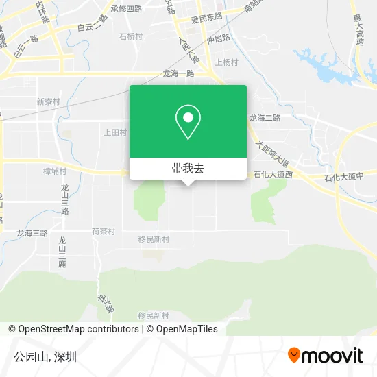 公园山地图