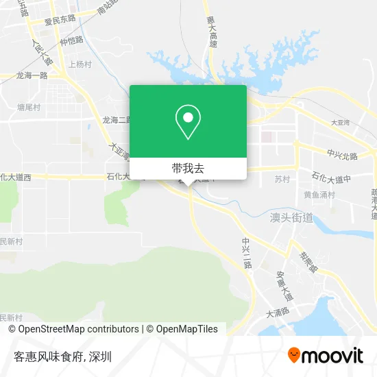 客惠风味食府地图