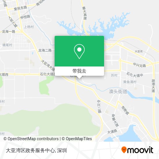 大亚湾区政务服务中心地图