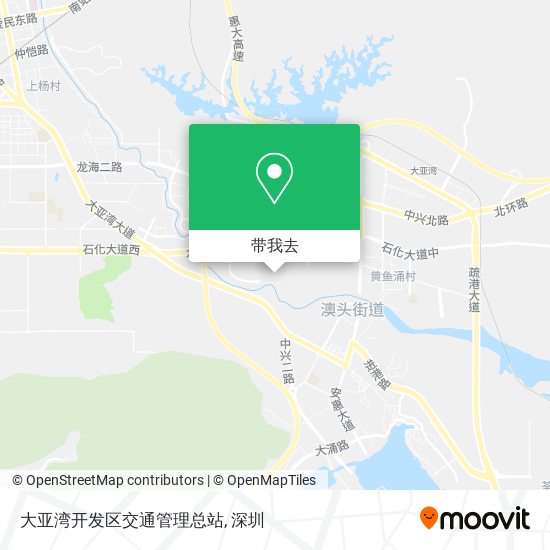 大亚湾开发区交通管理总站地图