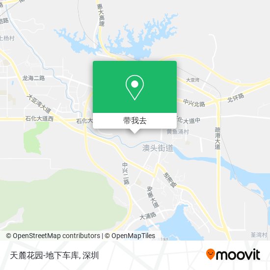 天麓花园-地下车库地图