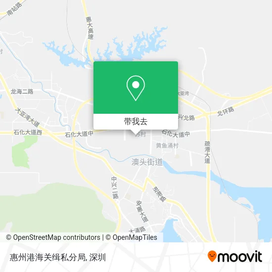 惠州港海关缉私分局地图