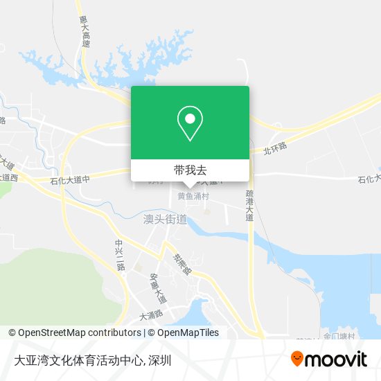 大亚湾文化体育活动中心地图
