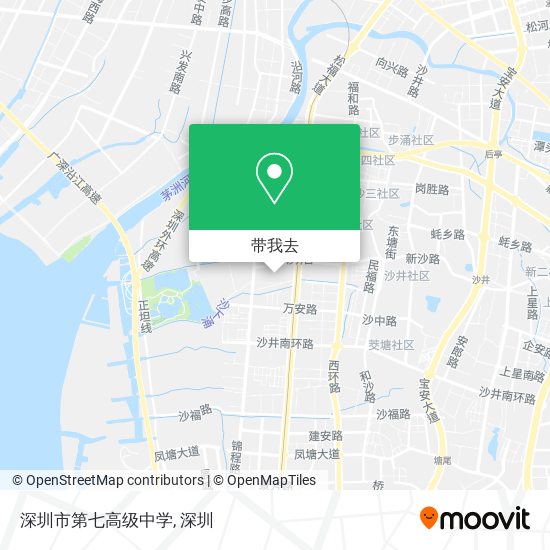 深圳市第七高级中学地图