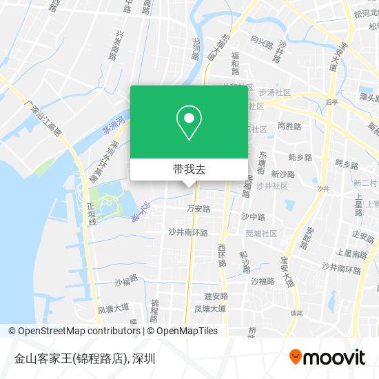金山客家王(锦程路店)地图