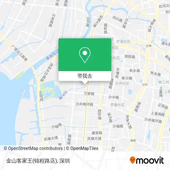 金山客家王(锦程路店)地图