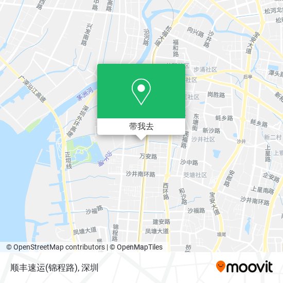 顺丰速运(锦程路)地图