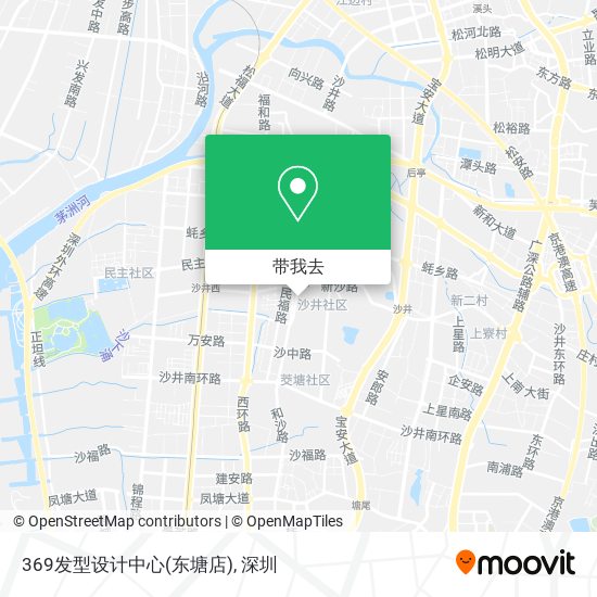 369发型设计中心(东塘店)地图