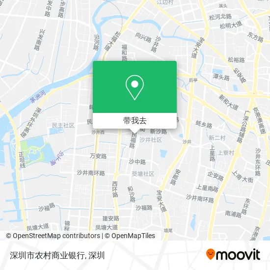 深圳市农村商业银行地图