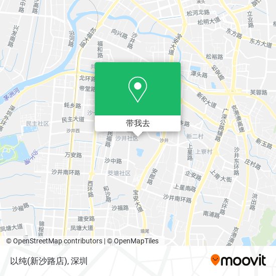 以纯(新沙路店)地图